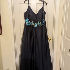 Beautiful navy formal gown
